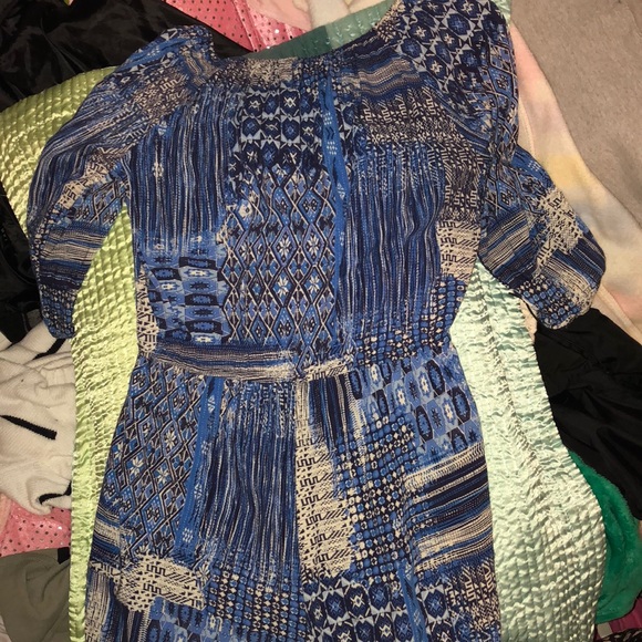 Tribal Blue Romper - Picture 3 of 3